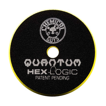 Chemical Guys Hex Logic Quantum Heavy Cutting Pad Yellow 6.5" 165mm