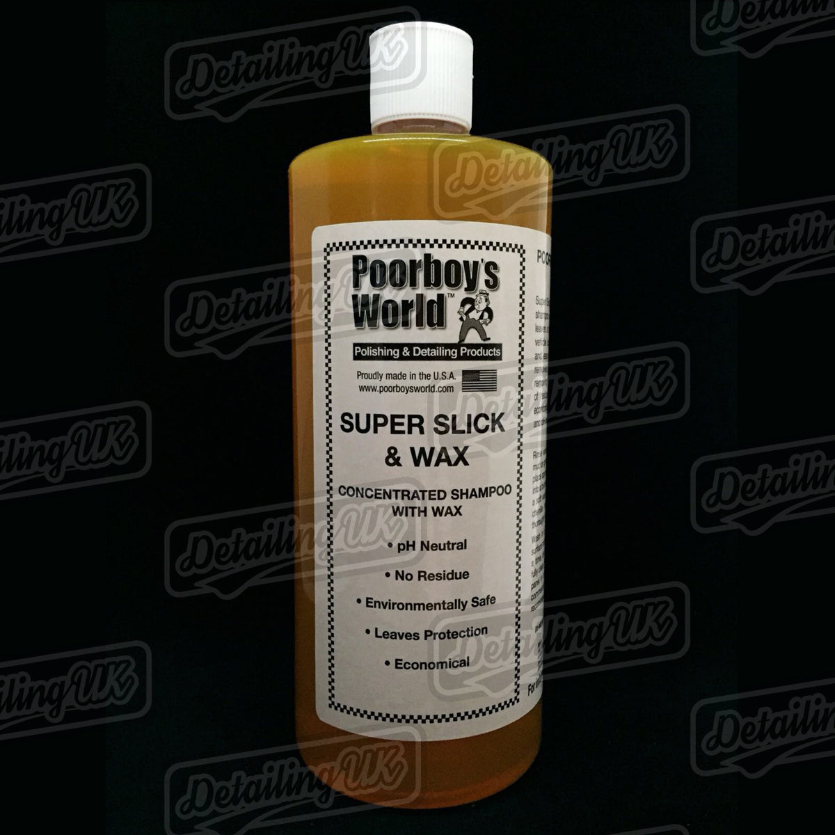 Poorboy's Super Slick & Wax Car Shampoo 473ml